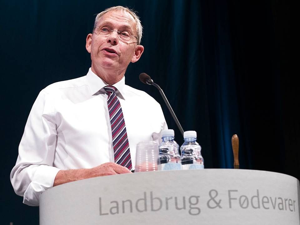 Martin Merrild træder af efter otte år som formand for Landbrug & Fødevarer. | Foto: Mathias Svold/Jyllands-Posten/Ritzau Scanpix