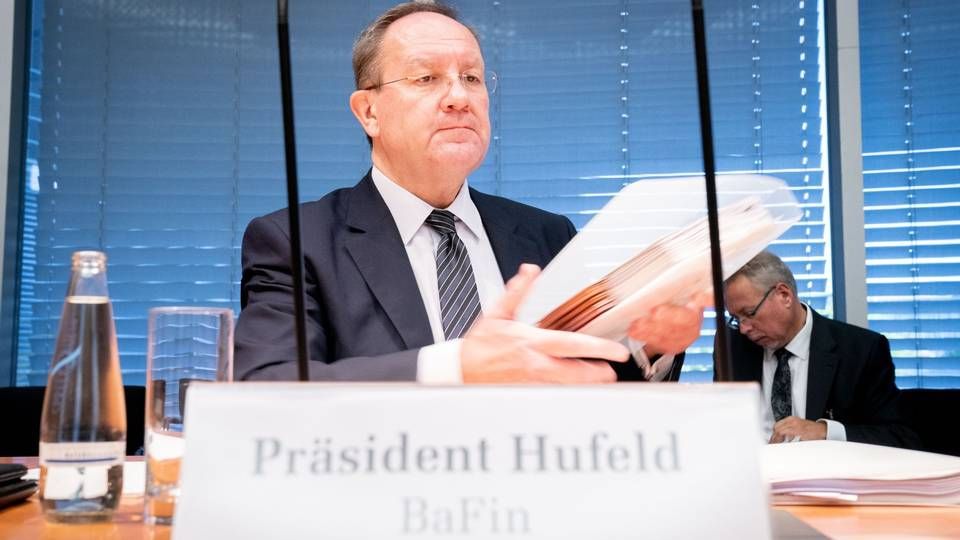 Felix Hufeld, Präsident der Bundesanstalt für Finanzdienstleistungsaufsicht (BaFin) bei der Sondersitzung des Finanzausschusses im Bundestag | Foto: picture alliance/Kay Nietfeld/dpa