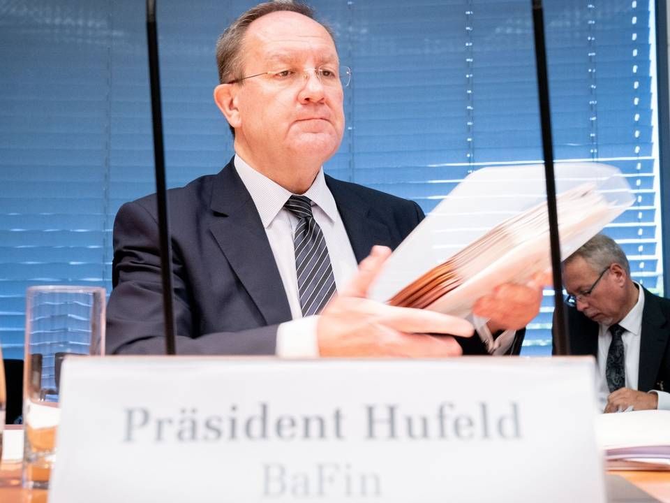 Felix Hufeld, Präsident der Bundesanstalt für Finanzdienstleistungsaufsicht (BaFin) bei der Sondersitzung des Finanzausschusses im Bundestag | Foto: picture alliance/Kay Nietfeld/dpa