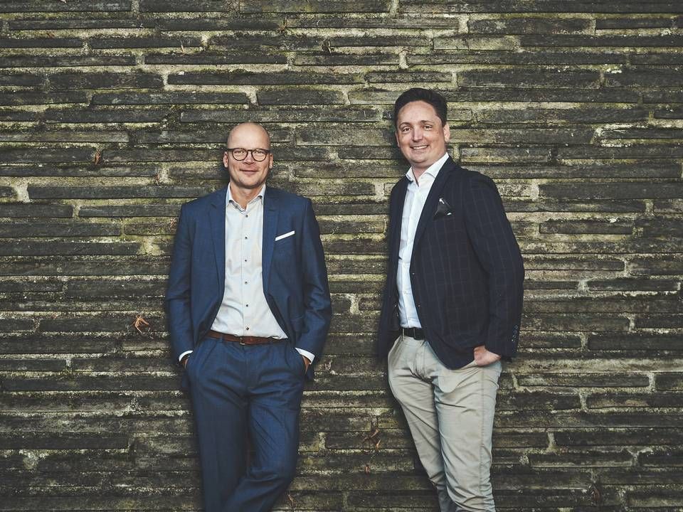 Medtrace's CEO Martin Stenfeldt and COO Rune Wiik Kristensen are pleased the company has received a major EU grant. | Foto: Medtrace / PR