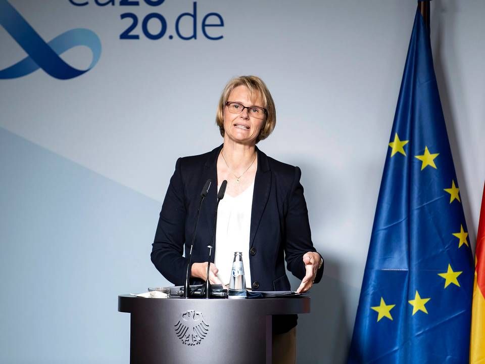 Den tyske forskningsminister, Anja Karliczek, vil have Horizon Europe-forhandlingerne på plads hurtigst muligt, så de europæiske virksomheder kan fortsætte med at få udbytte af programmet uden afbrydelser. | Foto: Bernd Von Jutrczenka/AP/Ritzau Scanpix