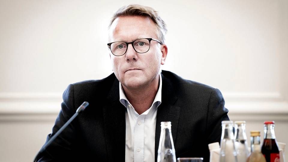 Skatteminister Morten Bødskov (S) skal på en svær mission, når han skal definere, hvilke finansvirksomheder der skal omfattes af en særskat. | Foto: Liselotte Sabroe/Ritzau Scanpix