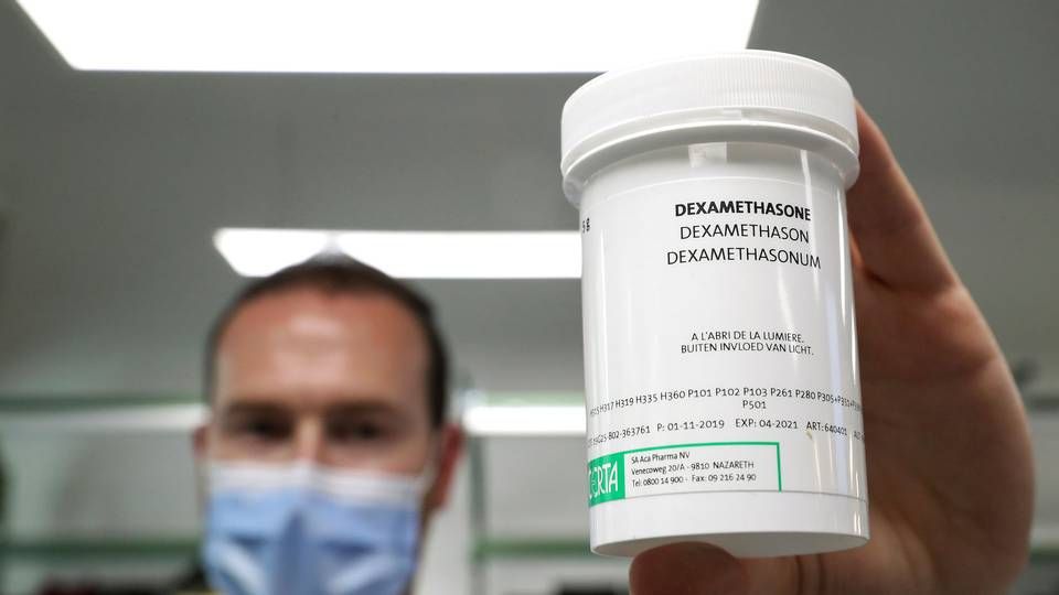 Binyrebarkhormonet dexamethasone har fået en hovedrolle i covid-19-pandemien, efter at have vist sig gavnligt for de sygeste patienter. | Foto: Yves Herman/Reuters/Ritzau Scanpix