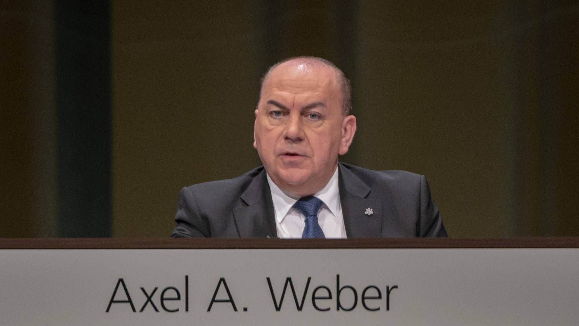 Der ehemalige Präsident der Deutschen Bundesbank Axel Weber. | Foto: picture alliance/AP Photo