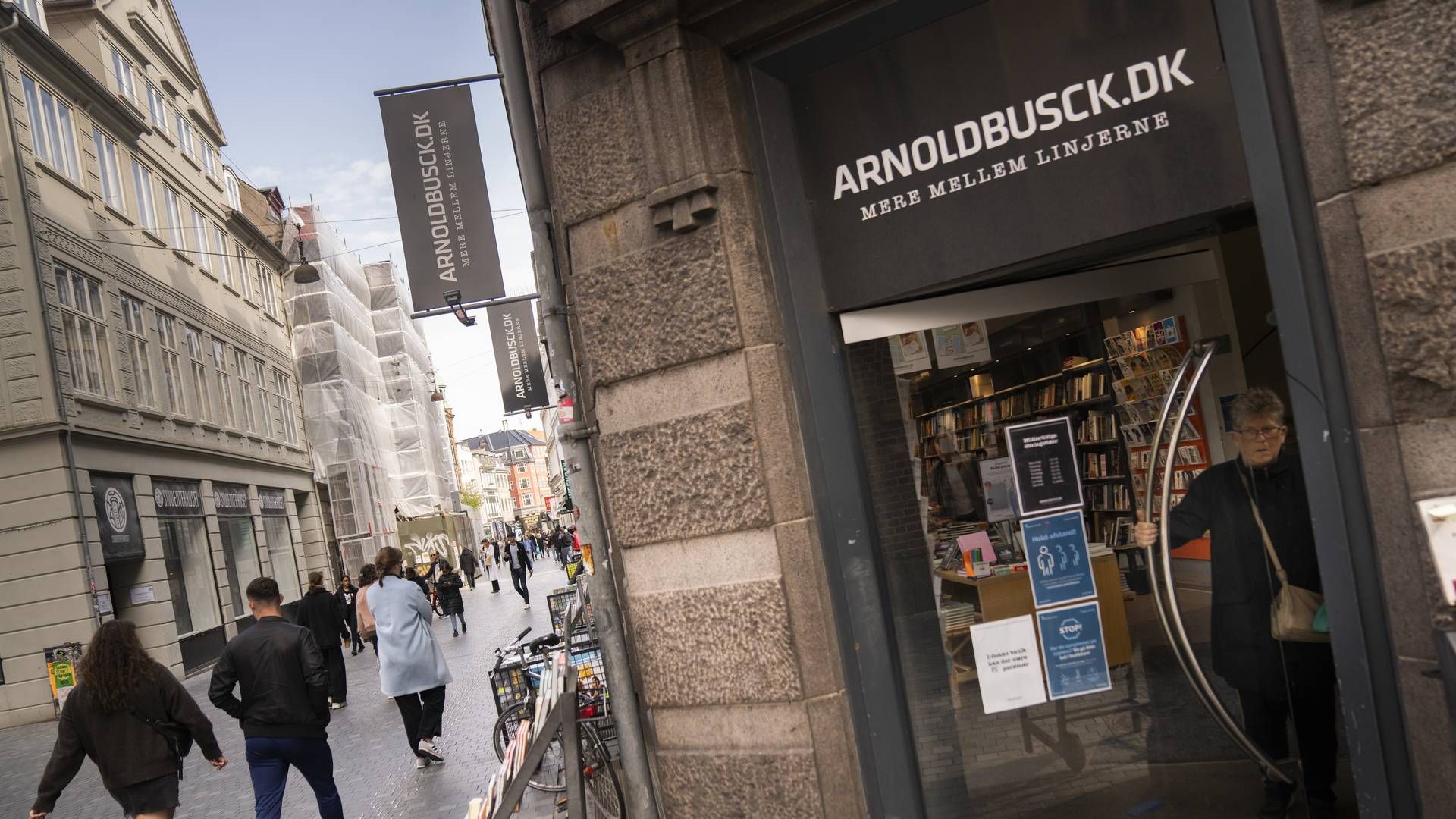 Boghandlerkæden Arnold Busck indgav konkursbegæring under coronakrisen. | Foto: Anthon Unger