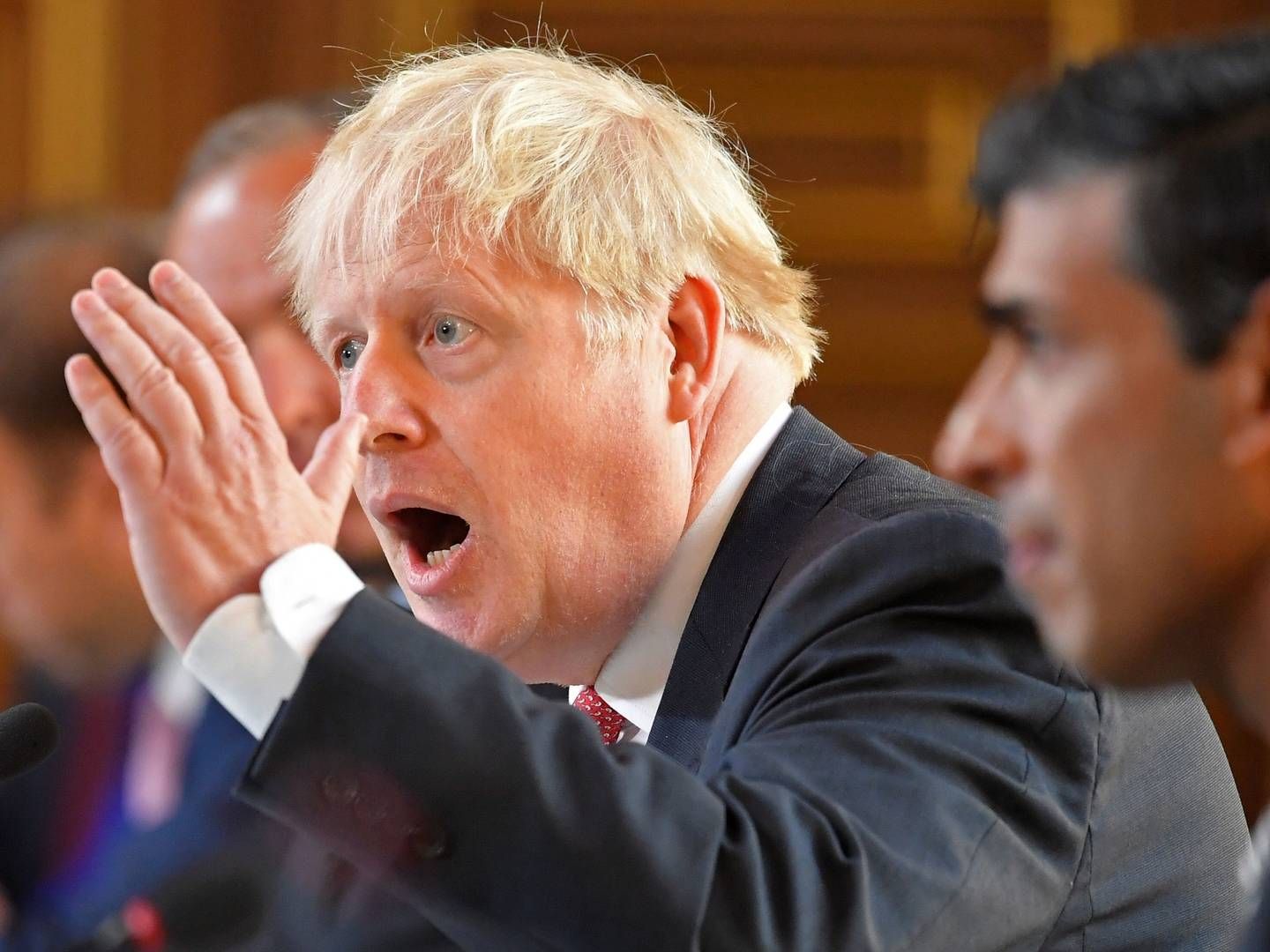 Erhvervslivet er en faktor, der optager premierminister Boris Johnson. | Foto: Toby Melville/AFP / POOL