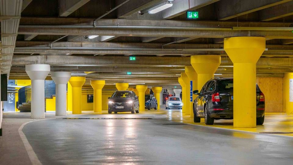Parkeringsanlægget under Thomas B. Thriges Gade byder på omkring 1000 parkeringspladser. | Foto: PR / Peter Gramstrup