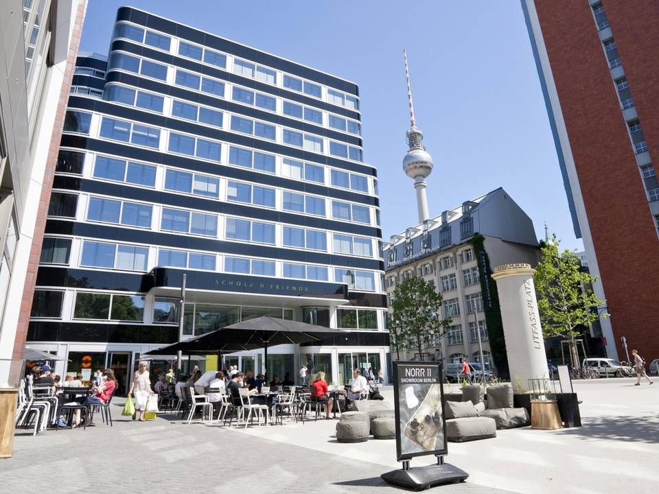 Der Berliner Sitz der Werbeagentur Scholz & Friends, die für die deutschen Sparkassen kreativ werden soll. | Foto: picture alliance / imageBROKER
