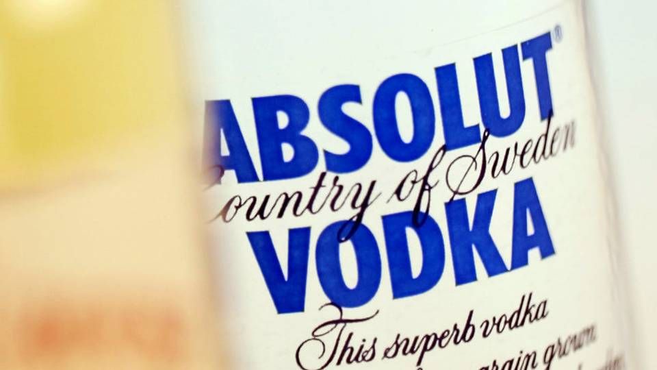 I fremtiden vil man via en QR-kode på flaskerne fra Absolut Vodka kunne finde informationer om næringsindhold osv. | Foto: Thomas Borberg