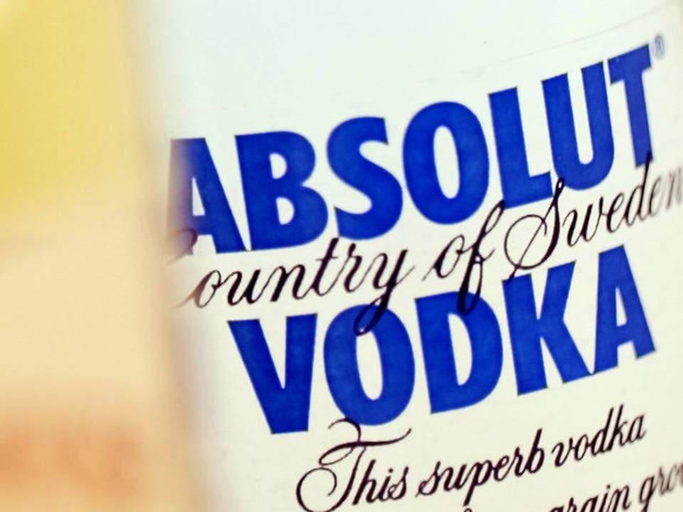 I fremtiden vil man via en QR-kode på flaskerne fra Absolut Vodka kunne finde informationer om næringsindhold osv. | Foto: Thomas Borberg