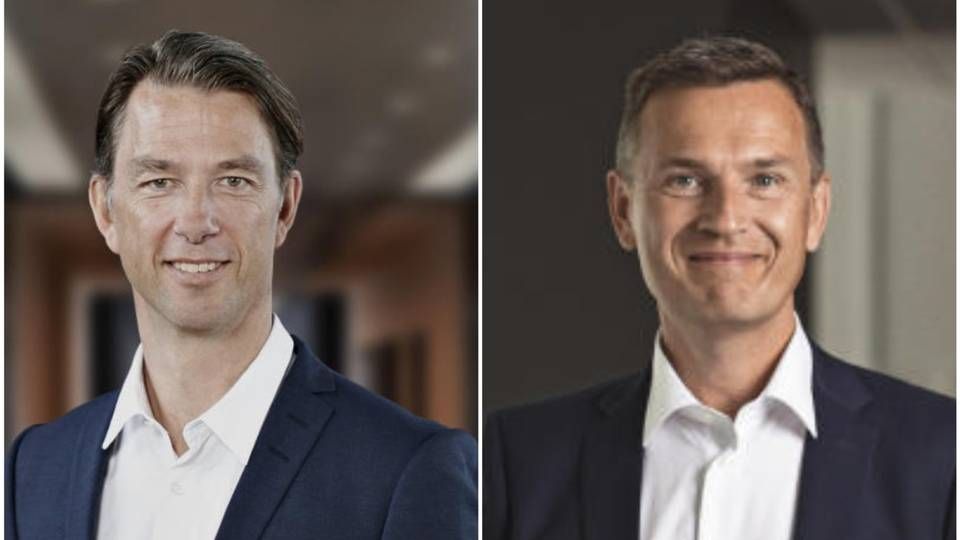 Eric Pedersen, Head of Responsible Investments at Nordea Asset Management and Anders Schelde, chief investment officer at Akademikerpension. | Photo: PR/Nordea and Akademikerpension