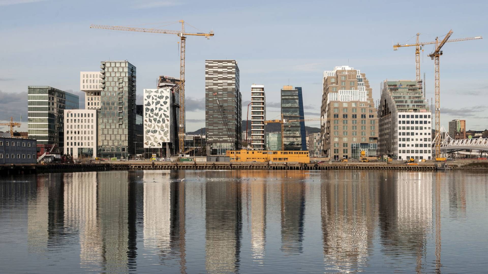 Finansdistriktet Barcode i Bjørvika i Oslo. | Foto: DNB/PR