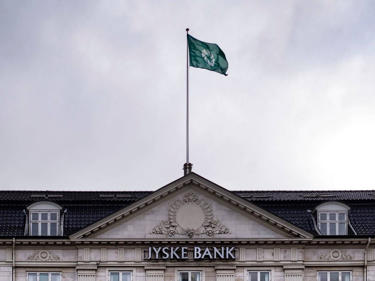 I Jyske Bank vil man ikke kommentere ideen om at sælge realkreditselskabet fra. | Foto: Olivia Loftlund/Ritzau Scanpix