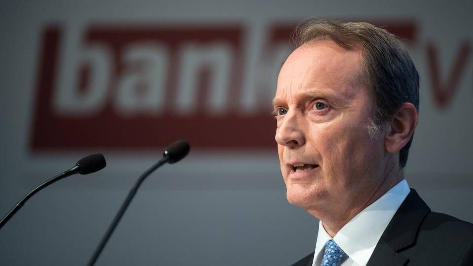 BdB-präsident Hans-Water Peters 2017 bei der Eröffnung des Deutschen Bankentag in Berlin | Foto: (c) dpa