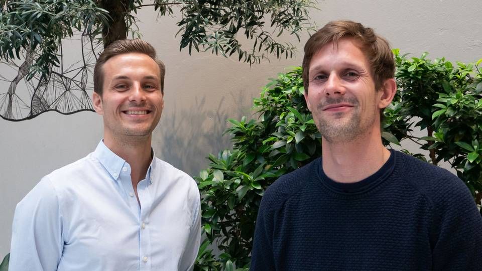 Christian Midtgaard og David Svante Hansen, direktører og ejere i The Many - tidligere Brickshare | Foto: Brickshare/PR