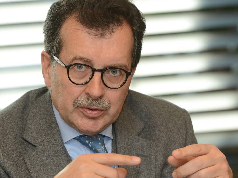 Der heutige Aufsichtsratsvorsitzende der Commerzbank AG, Hans-Jörg Vetter, in seiner früheren Funktion als LBBW-Vorstandsvorsitzender (2014) | Foto: (c) dpa