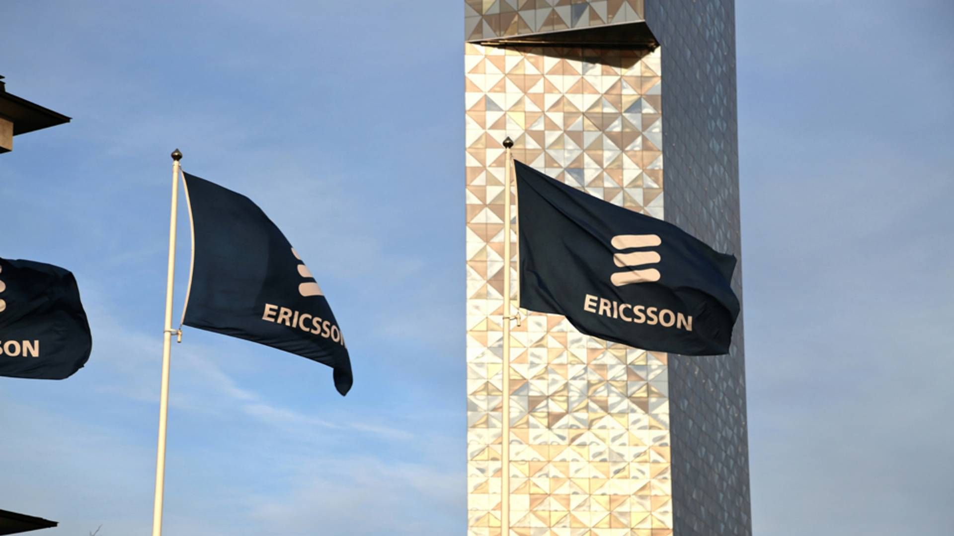 Ericsson-aktien er fredag åbnet med stigning på 1,1 pct. i 98,08 svenske kr. på børsen i Stockholm efter nyhed om opkøb. | Foto: Ericsson