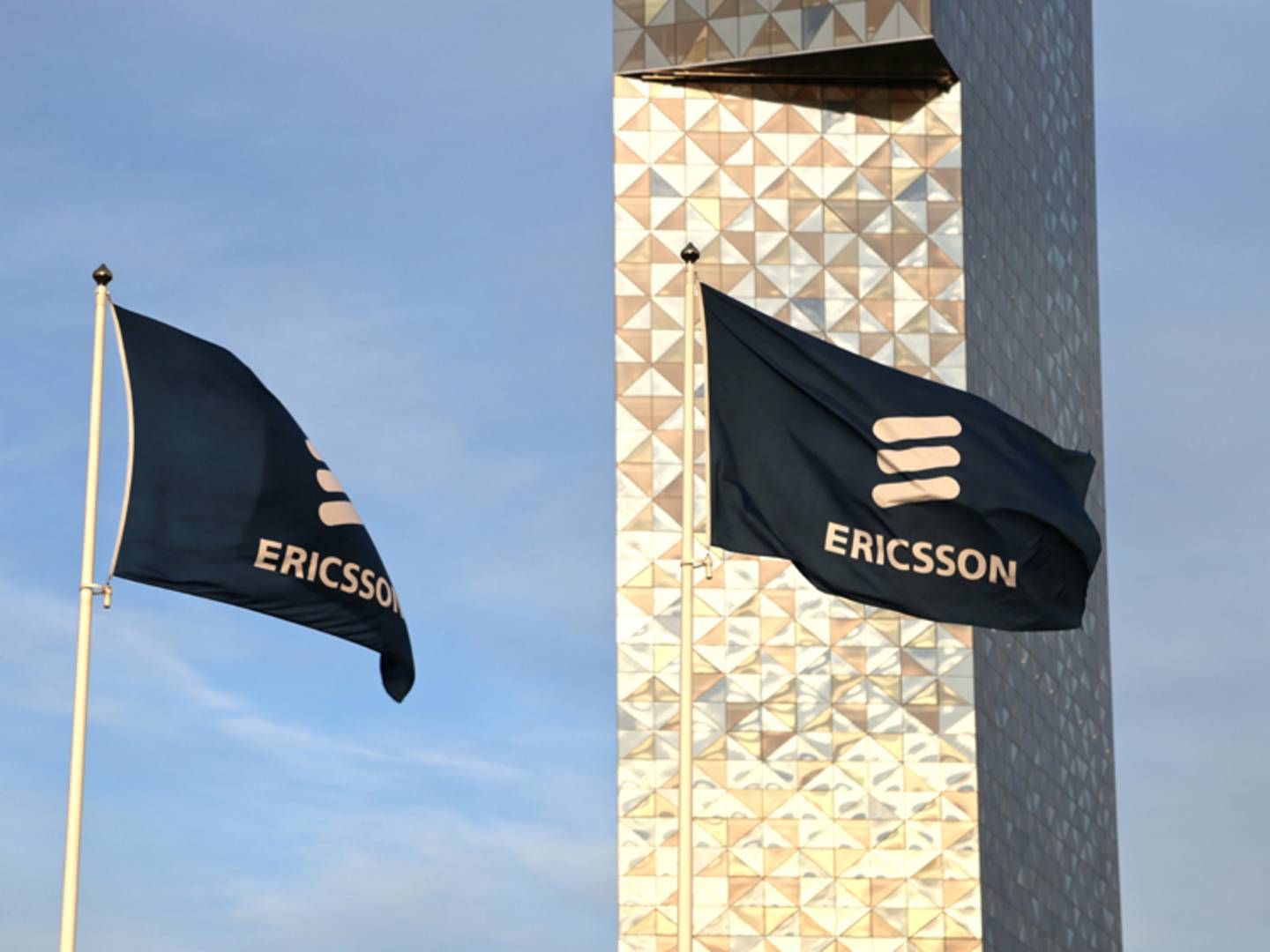 Ericsson-aktien er fredag åbnet med stigning på 1,1 pct. i 98,08 svenske kr. på børsen i Stockholm efter nyhed om opkøb. | Foto: Ericsson