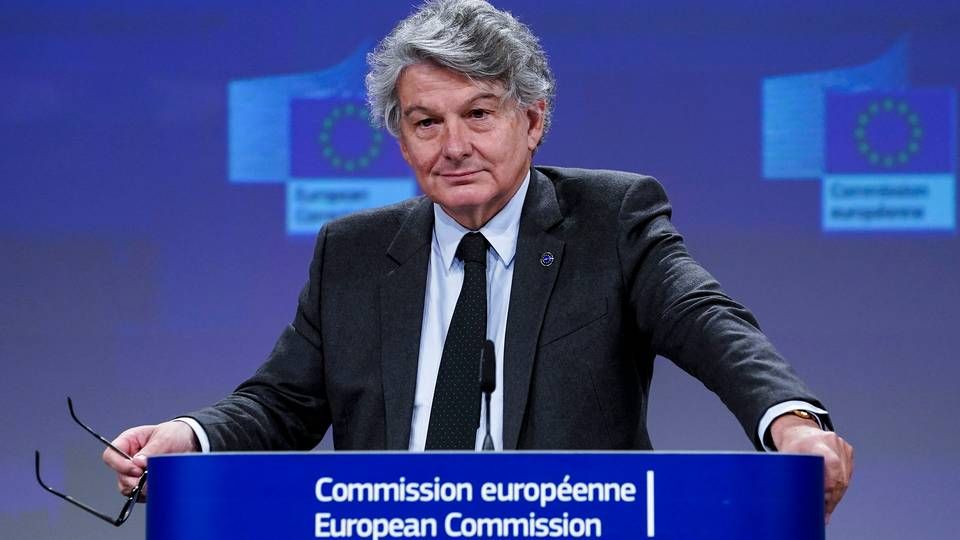 Thierry Breton, EU-Kommissær for det indre marked. | Foto: Kenzo Tribouillard/AP/Ritzau Scanpix