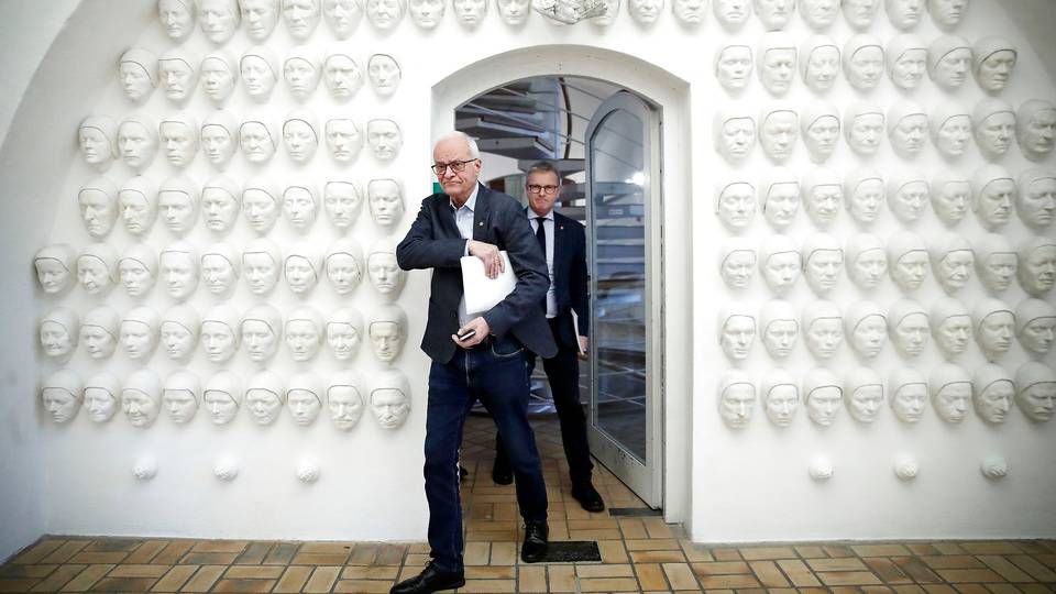 Henrik Thorup (DF) og Flemming Møller Mortensen (S) udgør to af statsrevisorerne, som torsdag kom en en skarp kritik af ministeriernes håndtering af it-projekter. | Foto: Jens Dresling/Ritzau Scanpix