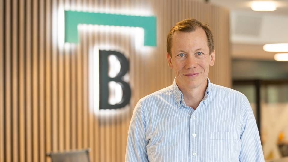 Morten Bertelsen er leder for bedriftsmarkedet i Bjugn Sparebank. | Foto: Børge Solem/Godt Sagt