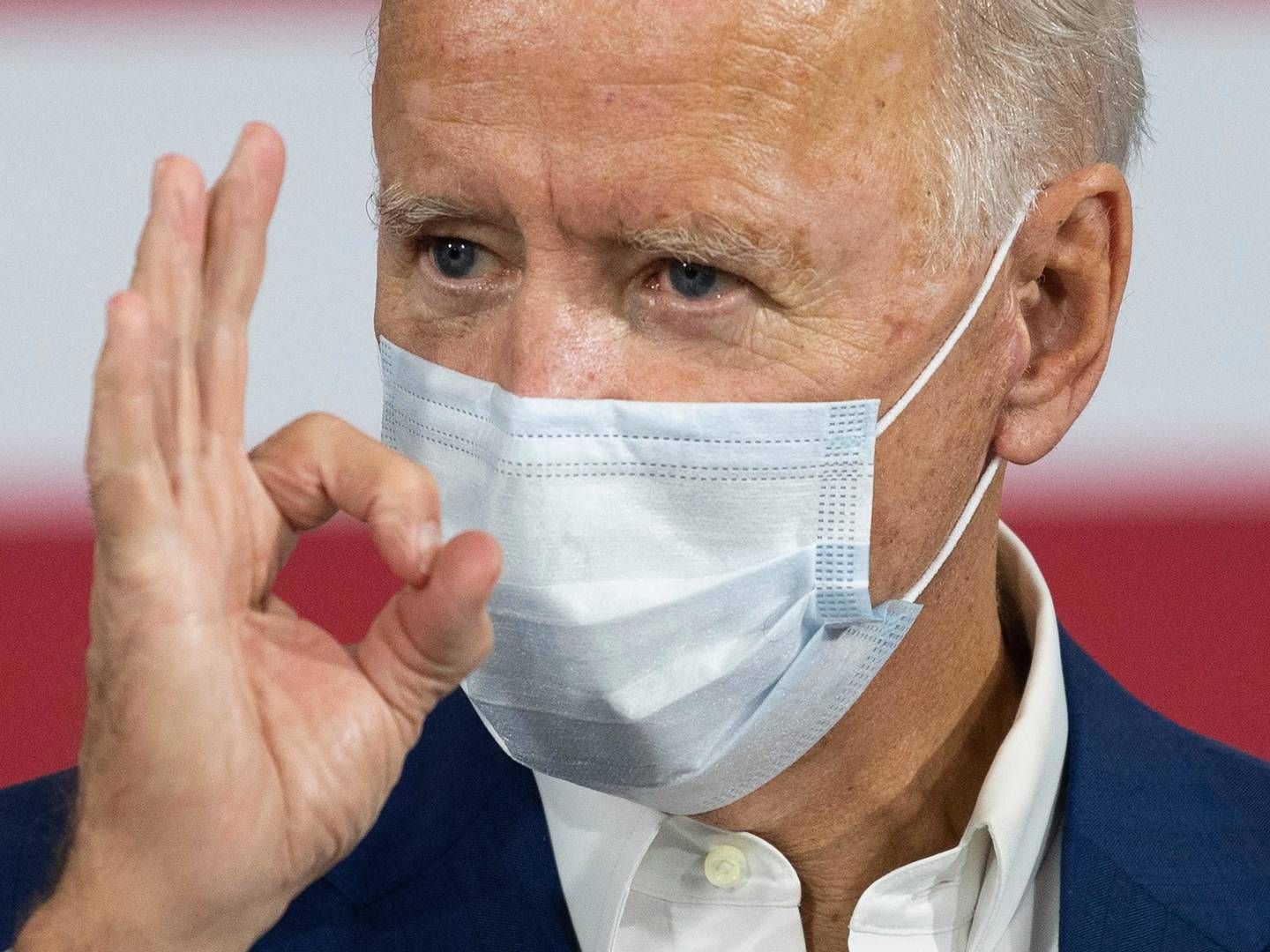 Det er ikke ligegyldigt for dansk økonomi, om præsident Donald Trump genvælges eller om demokraten Joe Biden løber med sejren. | Foto: JIM WATSON/AFP / AFP