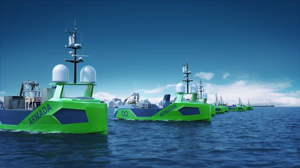 Flåden af robotskibene fra Armada skal servicere undersøgelser offshore på op mod seks kilometers dybde. | Foto: Presse / Armada