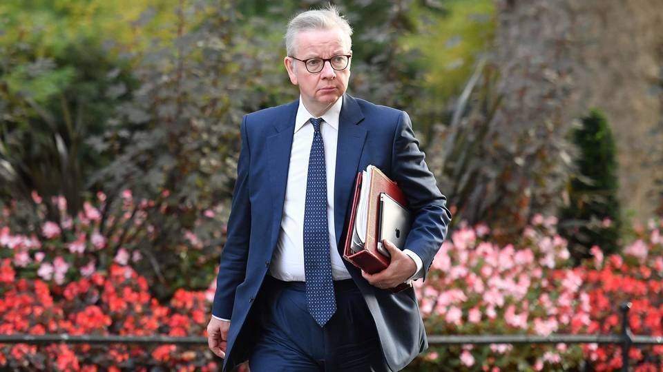 Det lækkede brev blev afsendt af brexitminister Michael Gove. | Foto: Justin Tallis/AFP / AFP