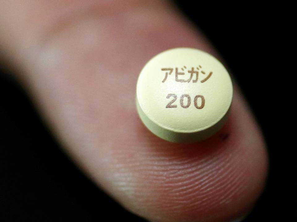 Fuijfilm Toyama Chemicals influenzamiddel Avigan har fra starten af pandemien været en kandidat til et lægemiddel mod covid-19. | Foto: Issei Kato / Reuters / Ritzau Scanpix