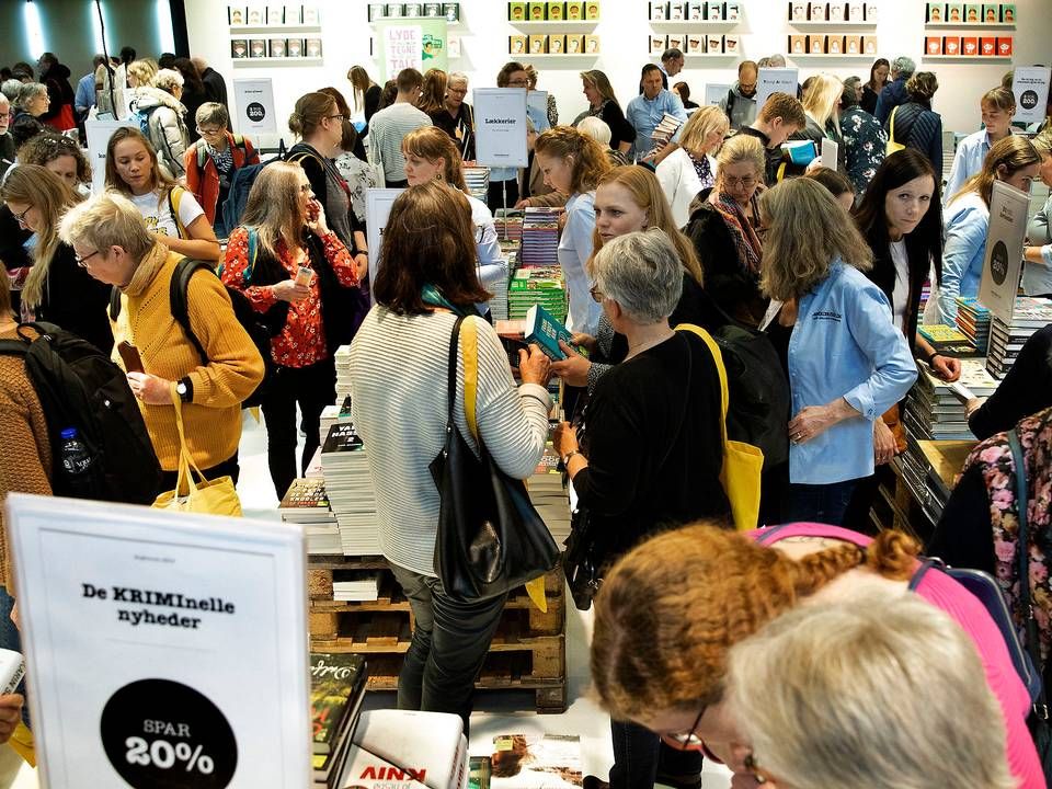 Billede fra sidste års Bogforum, hvor omkring 38.000 personer deltog. | Foto: Finn Frandsen/Ritzau Scanpix