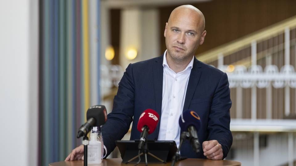 Anders Kühnau, formand for Region Midtjylland ser ikke nødvendigvis en private løsning som den bedste metode til at sikre forøget testkapacitet. | Foto: Mikkel Berg Pedersen/FREELANCE / FREELANCE