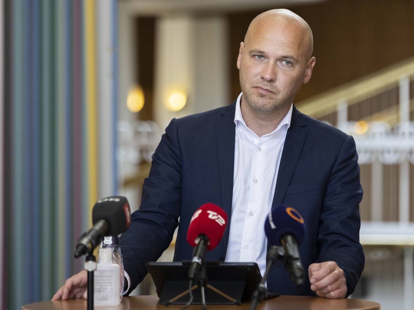 Anders Kühnau, formand for Region Midtjylland ser ikke nødvendigvis en private løsning som den bedste metode til at sikre forøget testkapacitet. | Foto: Mikkel Berg Pedersen/FREELANCE / FREELANCE