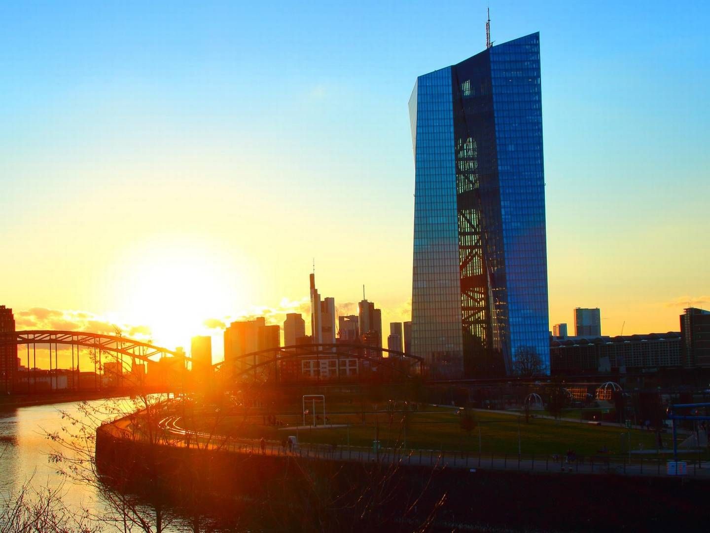 Die EZB in Frankfurt | Foto: picture alliance/chromorange