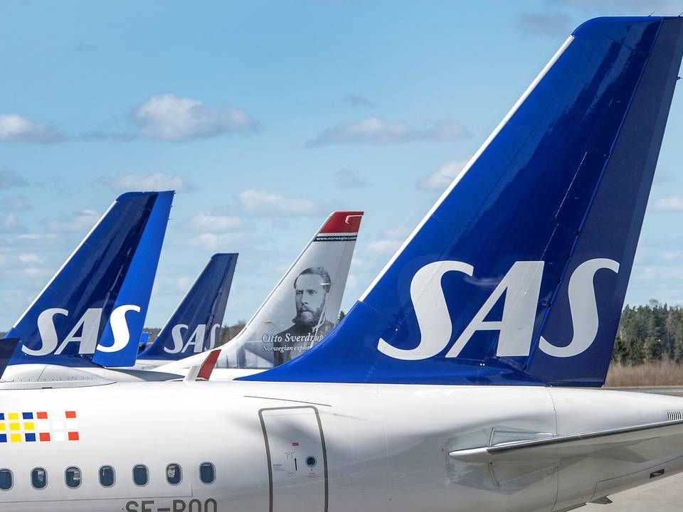SAS er ikke i kridthuset hos resjebureauerne, der savner kompensation for aflyste fly. | Foto: Tt News Agency/Reuters/Ritzau Scanpix