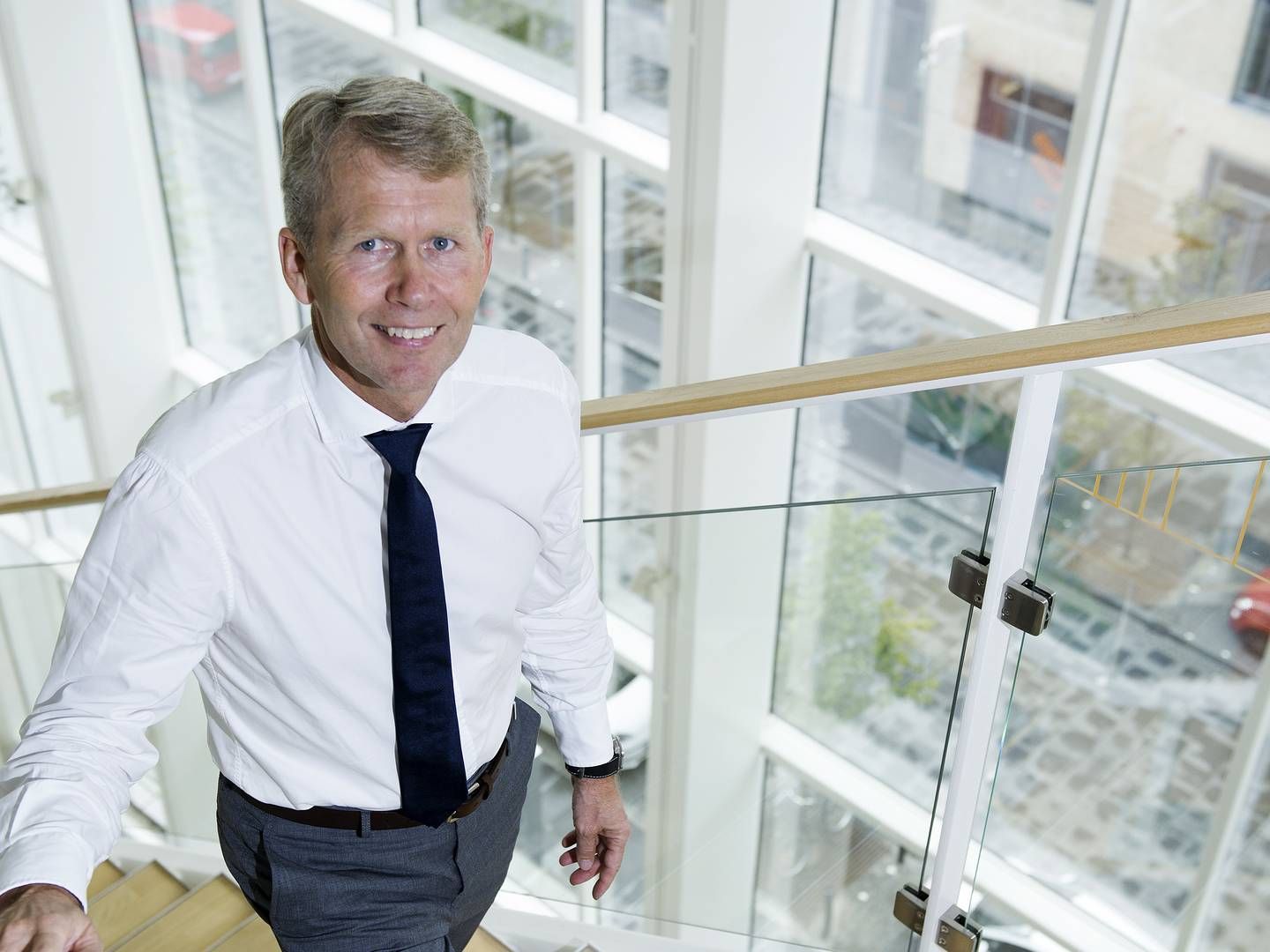 Chresten Dengsøe er adm. direktør i Lægernes Bank. | Foto: Lægernes Pension & Bank