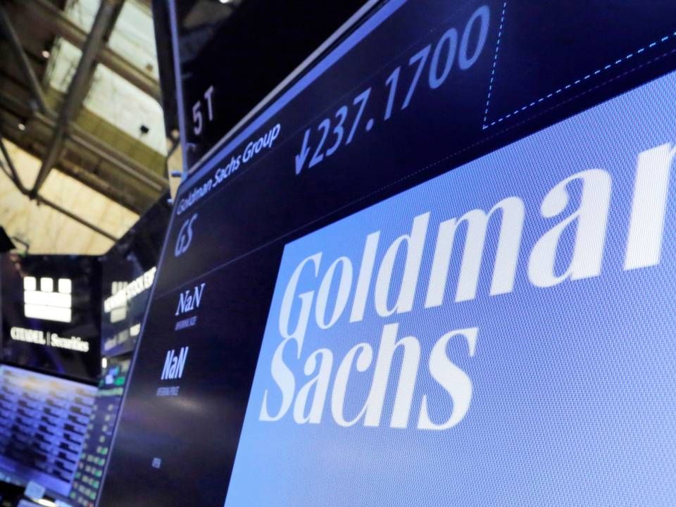 Schriftzug von Goldman Sachs an der New Yorker Börse NYSE (Archivbild) | Foto: picture alliance/AP Photo