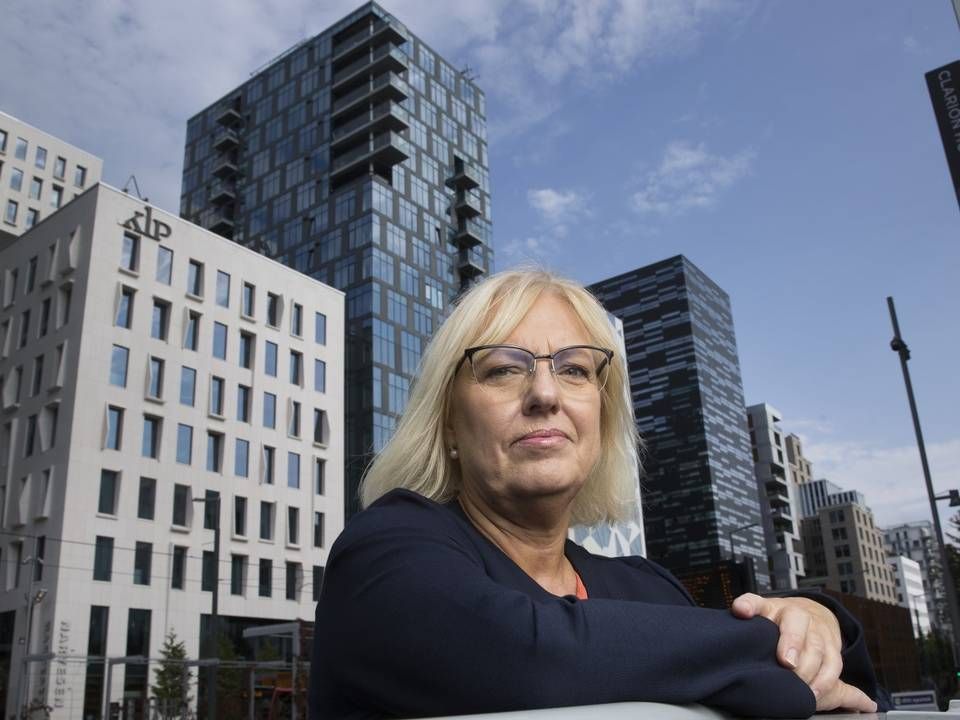 Vigdis Mathisen, leder i Finansforbundet har fem tips til bærekraftministeren. | Foto: Sverre Chr. Jarild