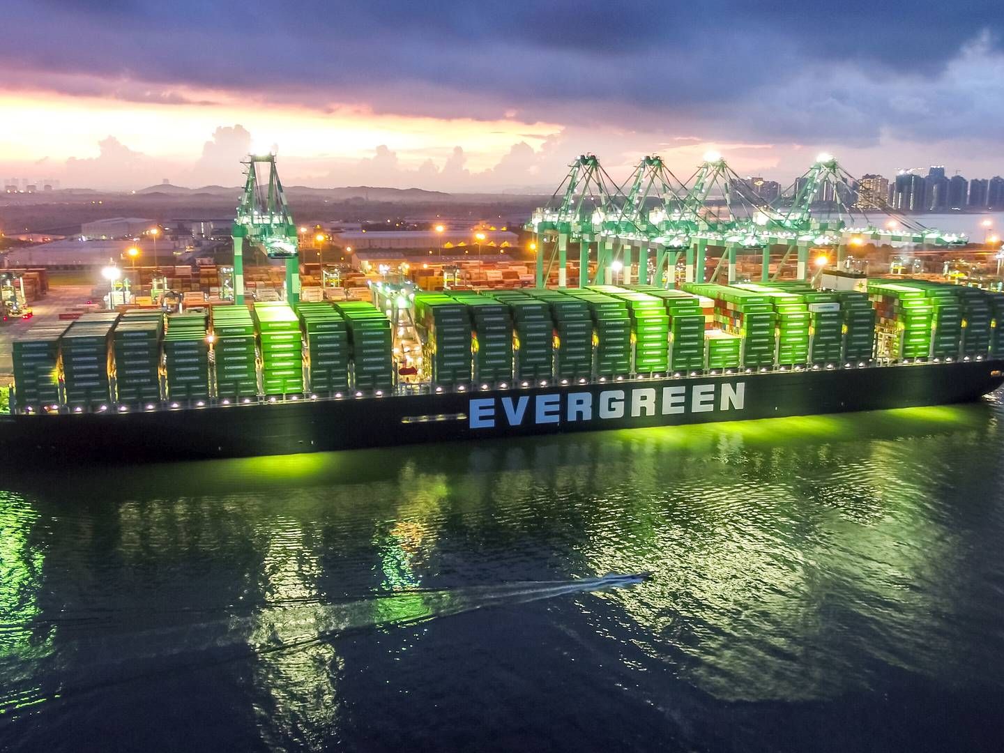 Evergreen reported the best operating margin in the second quarter, according to Alphaliner's survey. | Photo: PR / Evergreen
