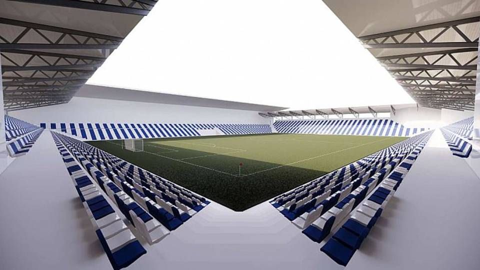 Rambølls skitse til et nyt Odense Stadion løber op i 263 mio. kr. | Foto: Rambøll