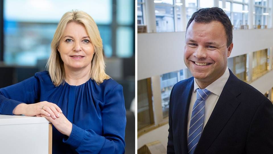 Nyvalgt styreleder Bjørg Marit Eknes og daglig leder Atle Sivertsen i NCE Finance Innovation har lagt en plan å bli en nasjonal fintech-klynge, | Foto: Eivind Senneset/Chris Ronald Hermansen