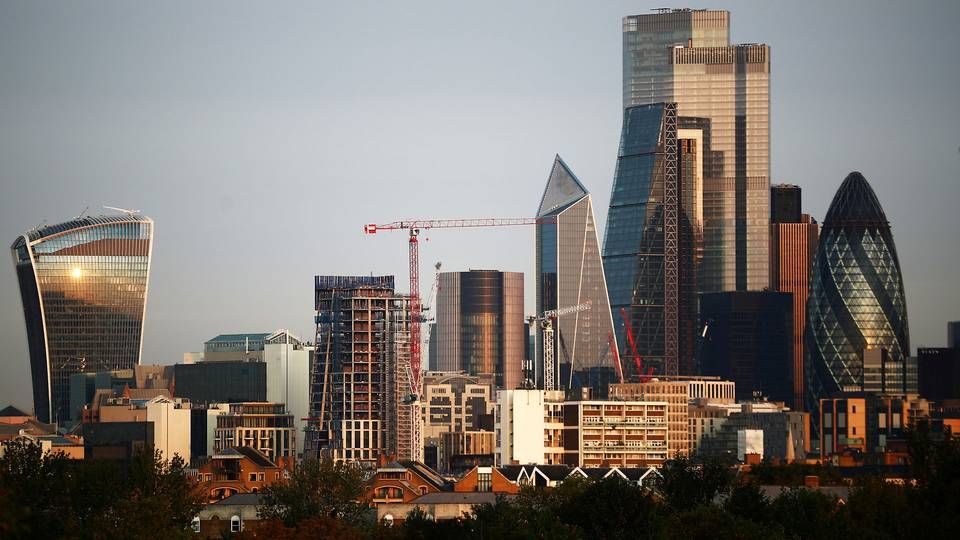 Der er ikke kommet flere mennesker i City of Londons skyskrapere i 2019, i hvert fald ikke i dem, som huser kapitalforvaltningsindustrien. | Foto: Hannah Mckay/Reuters/Ritzau Scanpix