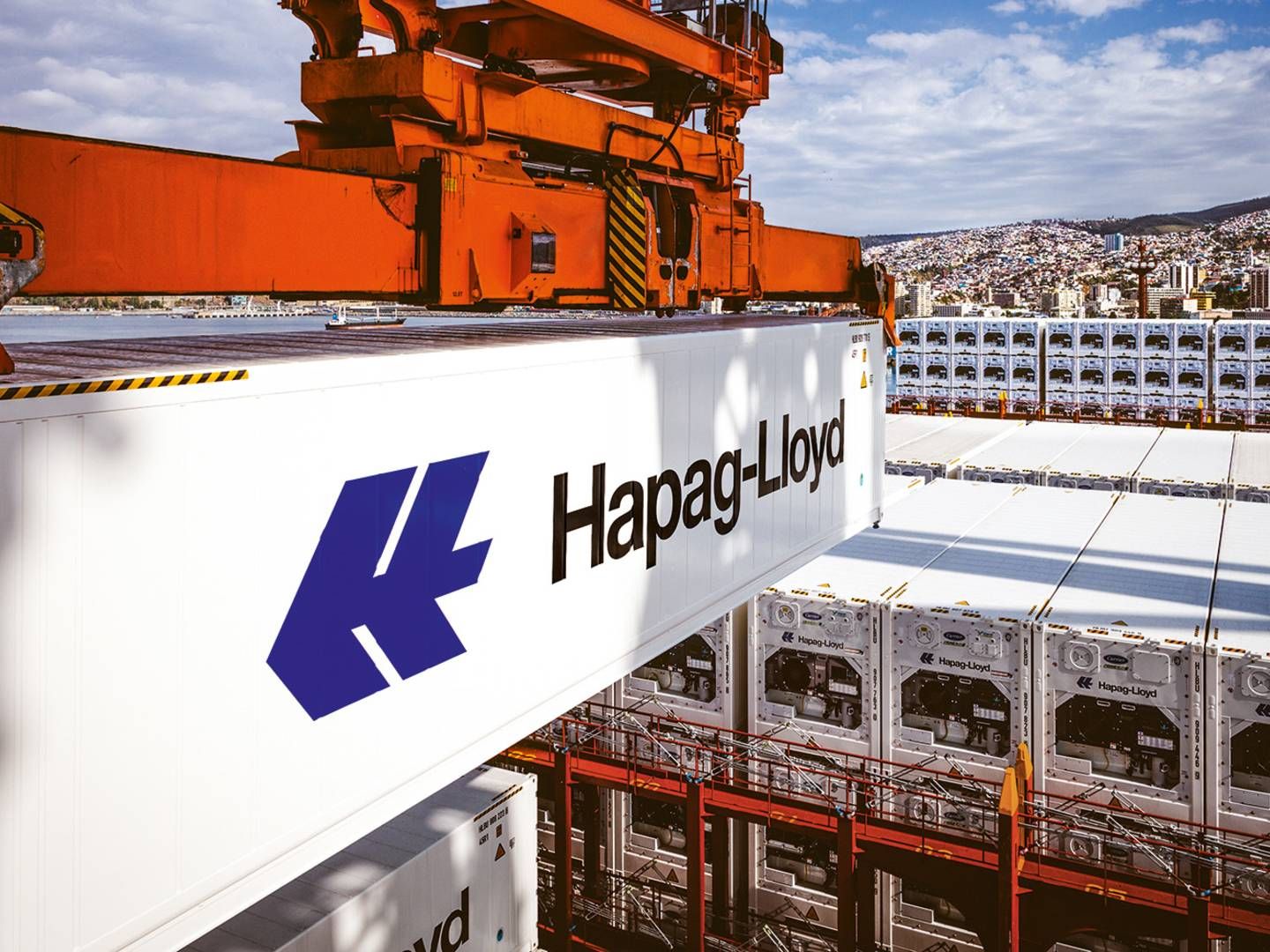 Globe Trackers største enkeltkunde er i dag Hapag-Lloyd, som vil have installeret sporingsenheder på sine 100.000 kølecontainere. | Foto: PR / Hapag-Lloyd