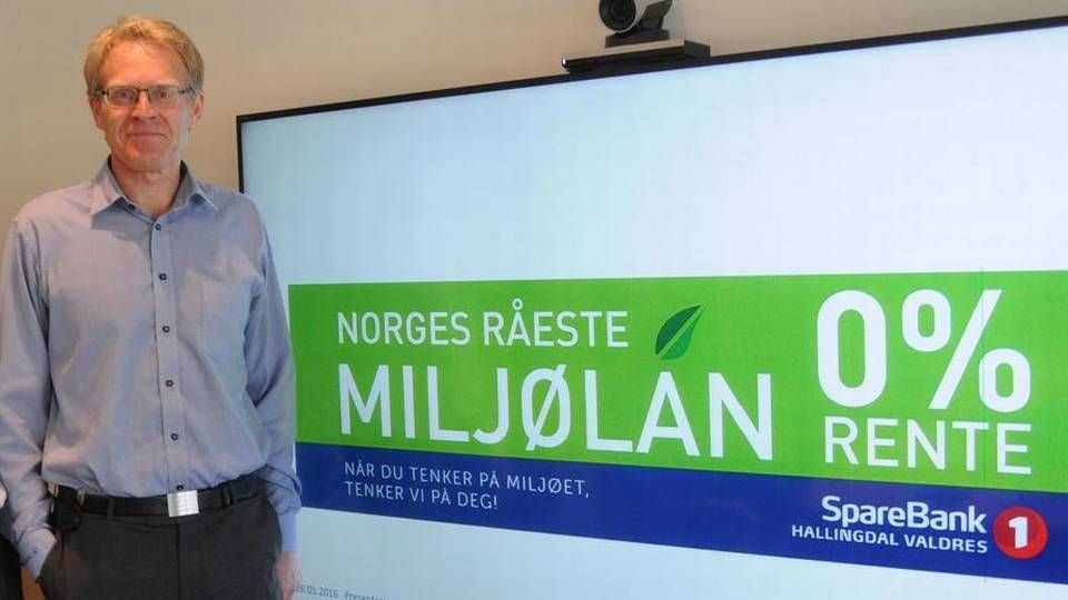 Administrerende banksjef i SpareBank 1 Hallingdal Valdres, Knut Oscar Fleten. | Foto: SpareBank 1 Hallingdal Valdres