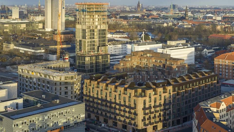 Leverandøren af beton til højhusbyggeriet Bryggens Bastion på Islands Brygge i København, BG Beton, lukker nu et af de to værker, der har leveret beton til det skandaleramte projekt. | Foto: PR / Bach Gruppen