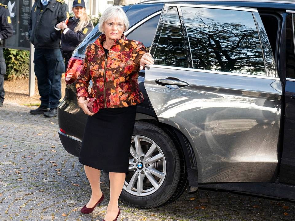 Pia Kjærsgaard ankommer til Holmens Kirke. Folketinget åbner og dagen indledes med gudstjeneste i Holmens Kirke. | Foto: Martin Sylvest/Ritzau Scanpix