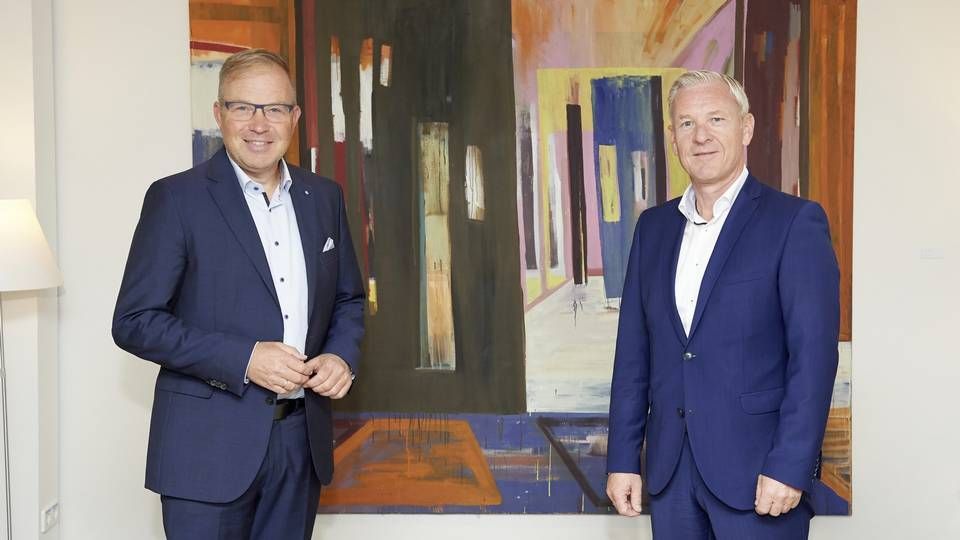 v.l.: Vorstandsvorsitzender Markus Dauber, Prokurist Wolfgang Wehrle | Foto: Volksbank in der Ortenau