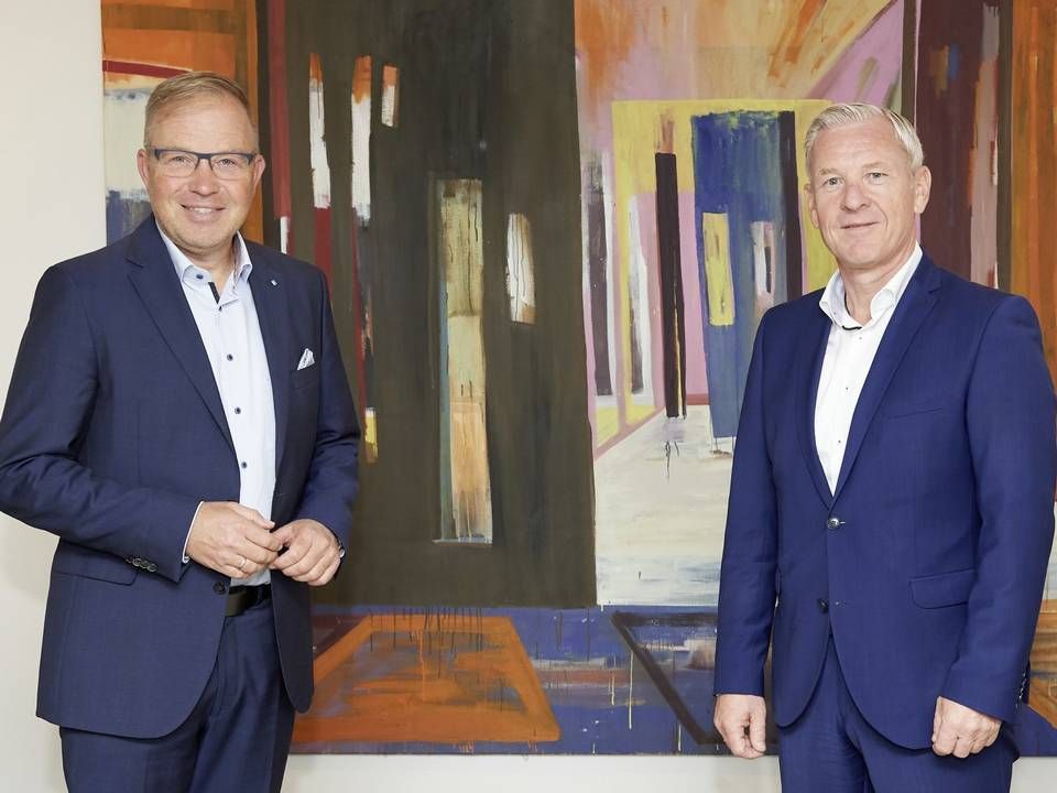 v.l.: Vorstandsvorsitzender Markus Dauber, Prokurist Wolfgang Wehrle | Foto: Volksbank in der Ortenau