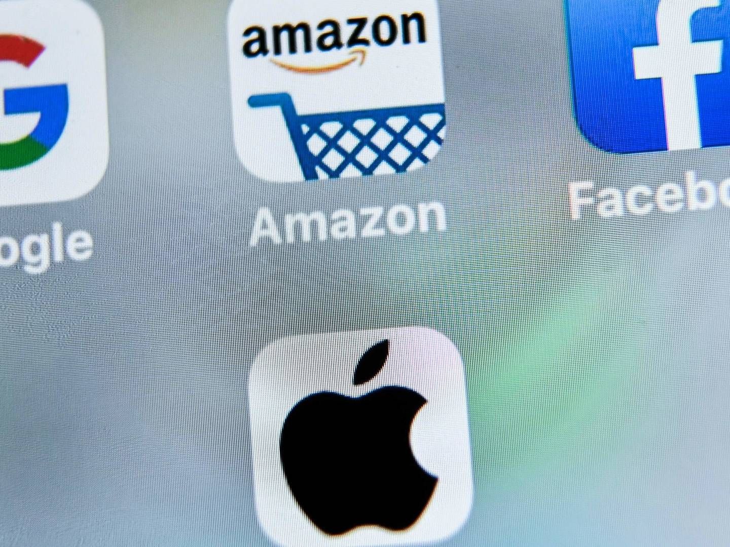 Et underudvalg til retsudvalget i Repræsentanternes Hus i USA mener, at Amazon, Apple, Facebook og Google har udnyttet en "monopollignende magt". | Foto: DENIS CHARLET/AFP