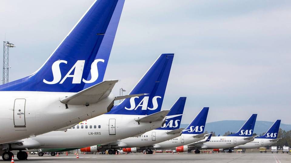 SAS er fortsat påvirket af coronakrisen, der giver færre passagerer at flyve med for selskabet. | Foto: Ntb Scanpix/Reuters/Ritzau Scanpix