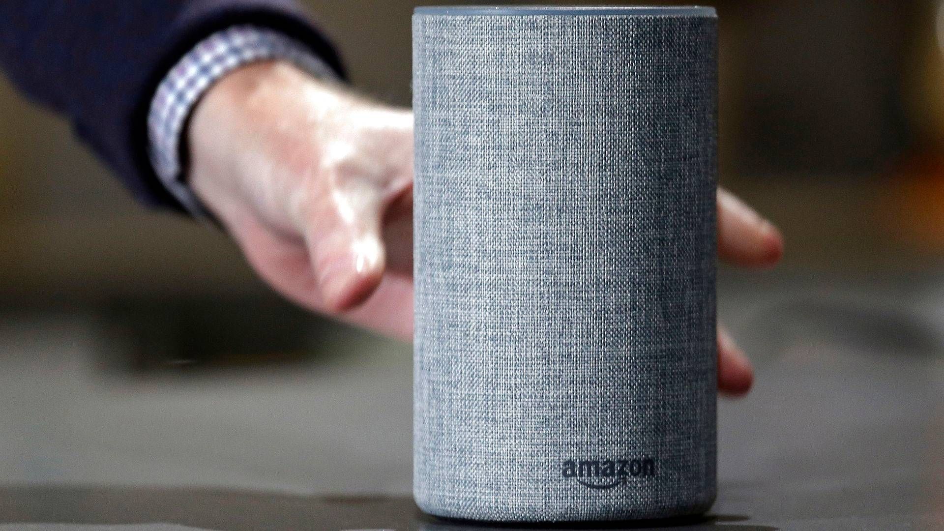 Amazon er på markedet for stemmestyrede enheder med bl.a. Amazon Echo. | Foto: Elaine Thompson/AP/Ritzau Scanpix